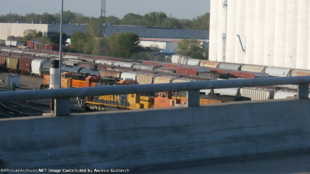 BNSF 1667, 1880, 3126, 5026 & 8816